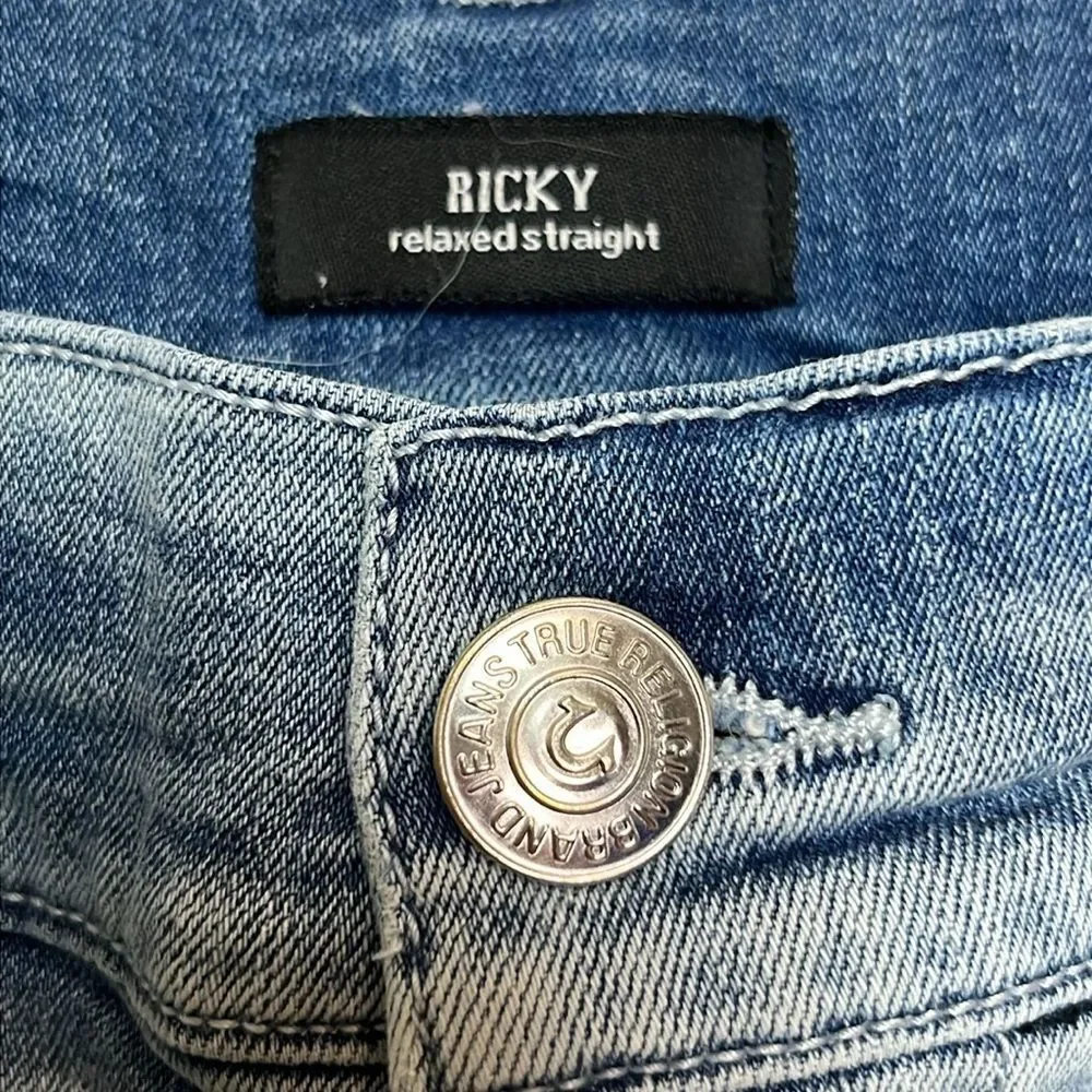True Religion Ricky Relaxed Straight Jeans
